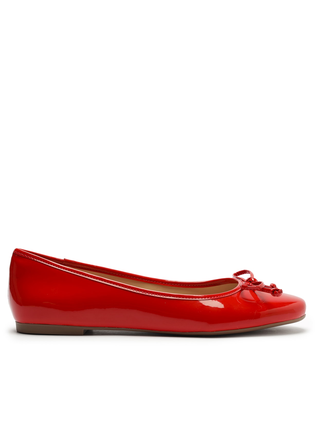 Sapatilha Eco Verniz Open - Vermelho