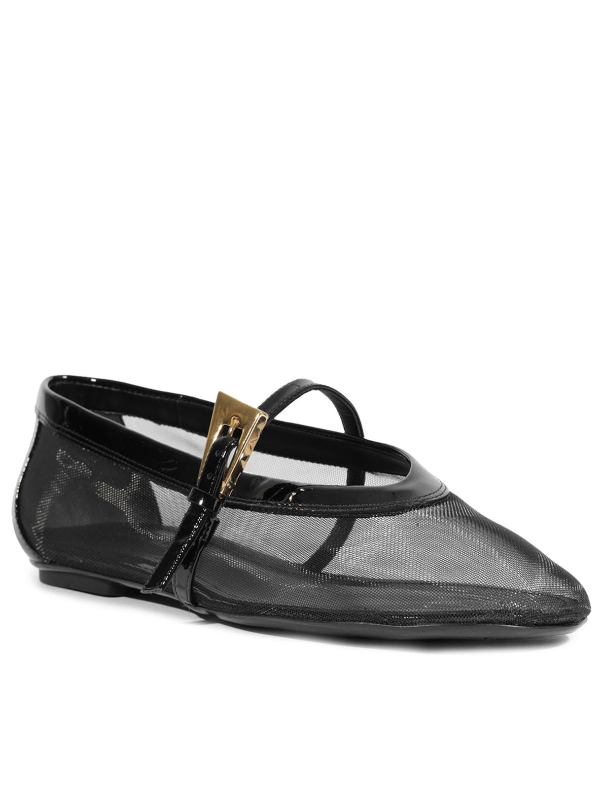 Sapatilha Fecho Metálico Preto Schutz