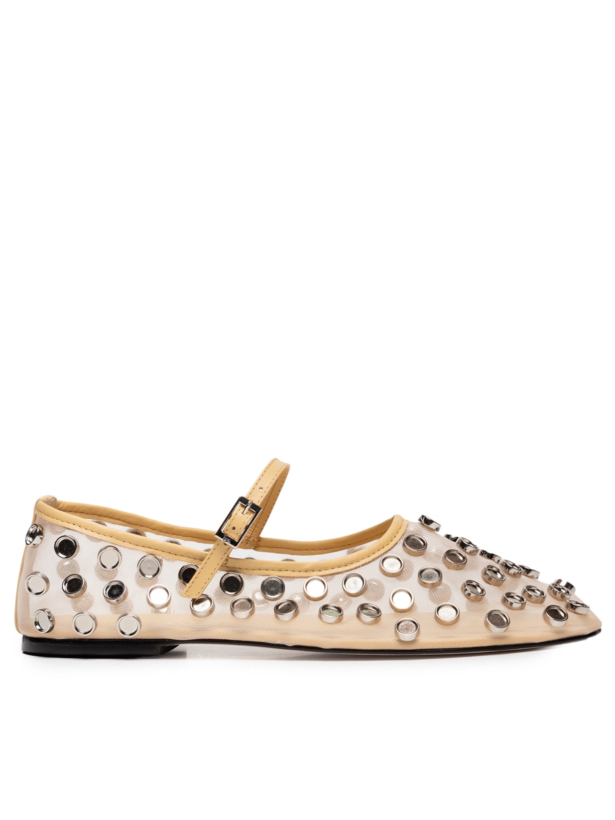 Sapatilha Feminina Aurora Tachas - Amarelo