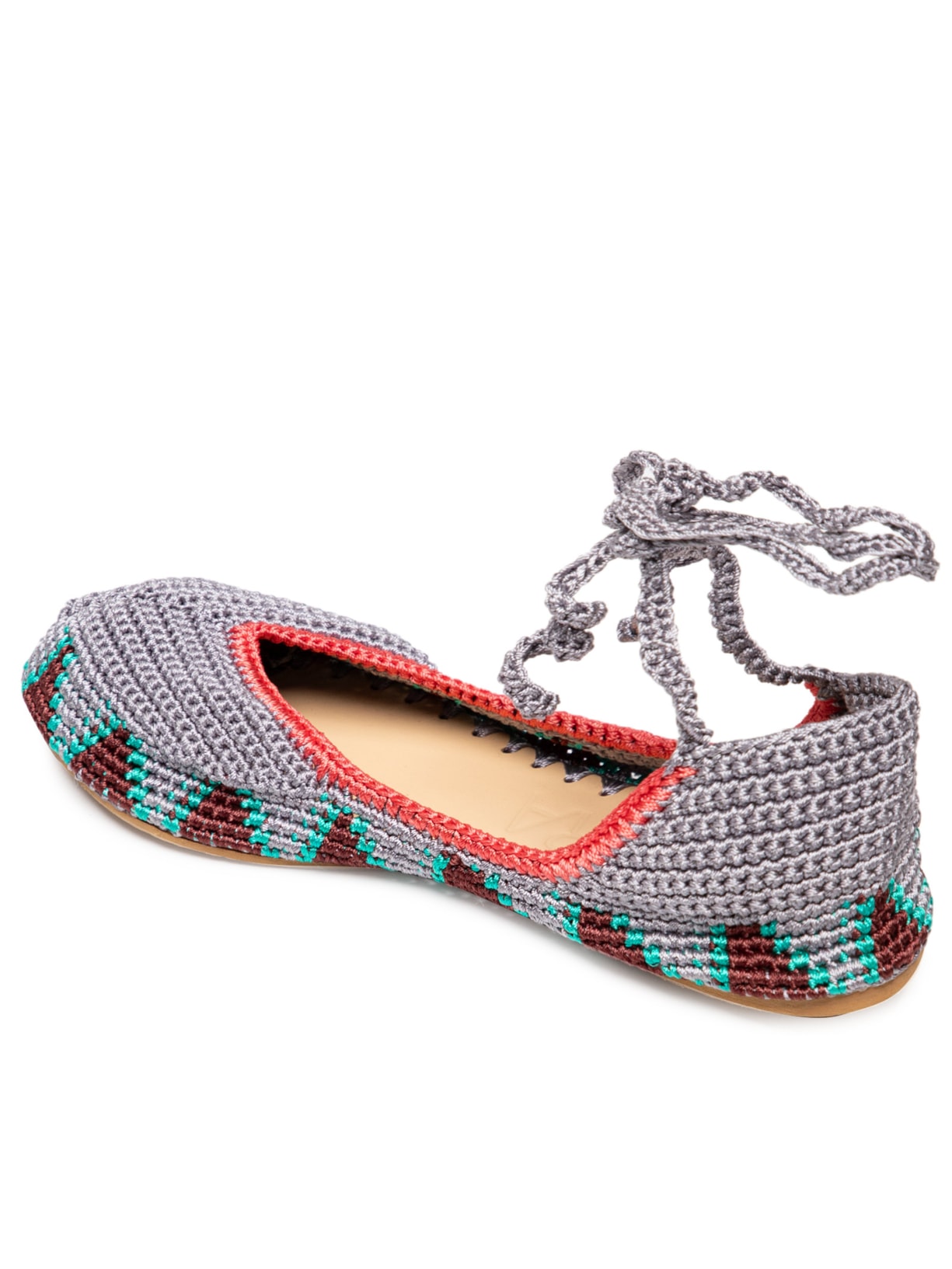 Sapatilha Feminina Ballerina High Cinza Kashura