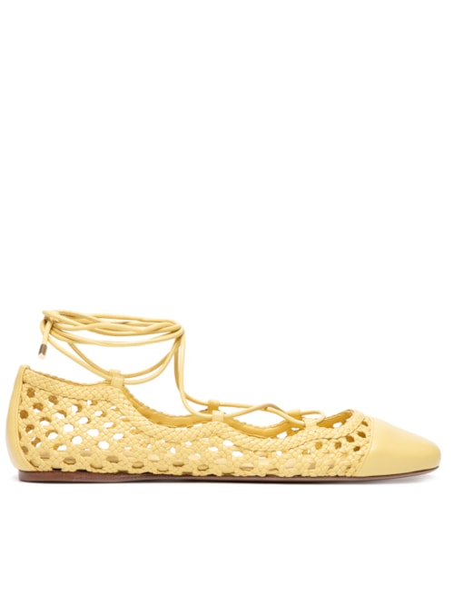Sapatilha Feminina Ballerina Tressê 12 Golden Haze - Amarelo