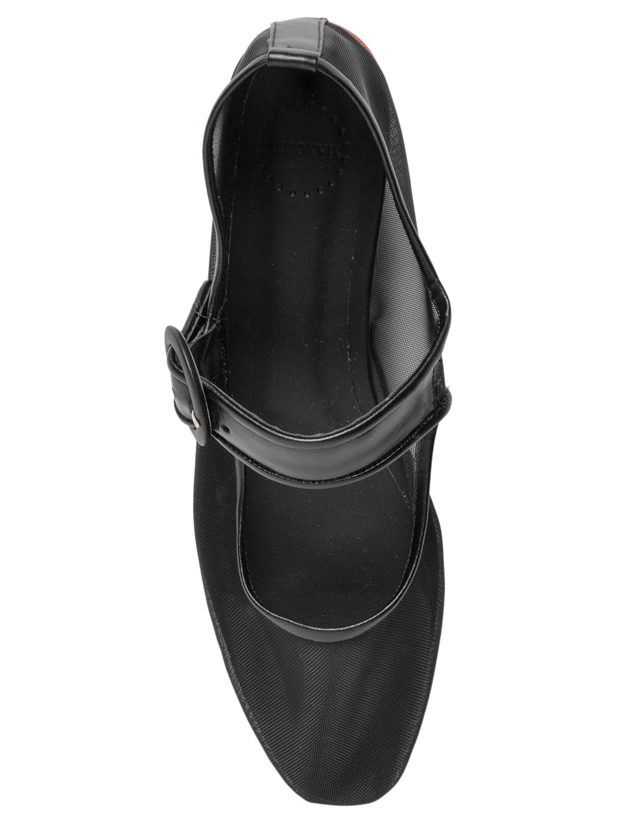 Sapatilha Feminina Ballerine Olivia Tela Preto Manolita