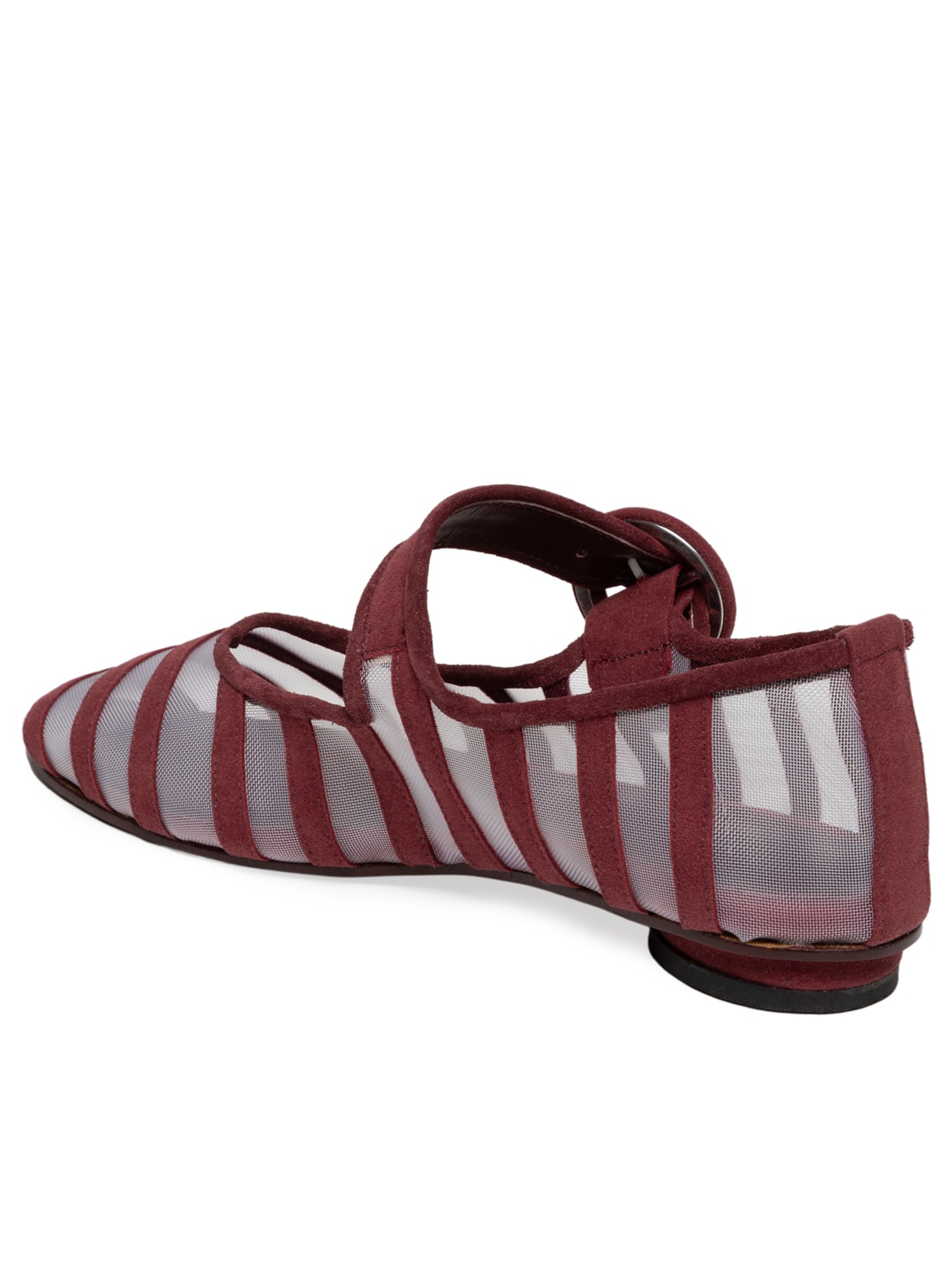 Sapatilha Feminina Ballerine Tiras Vermelho Manolita