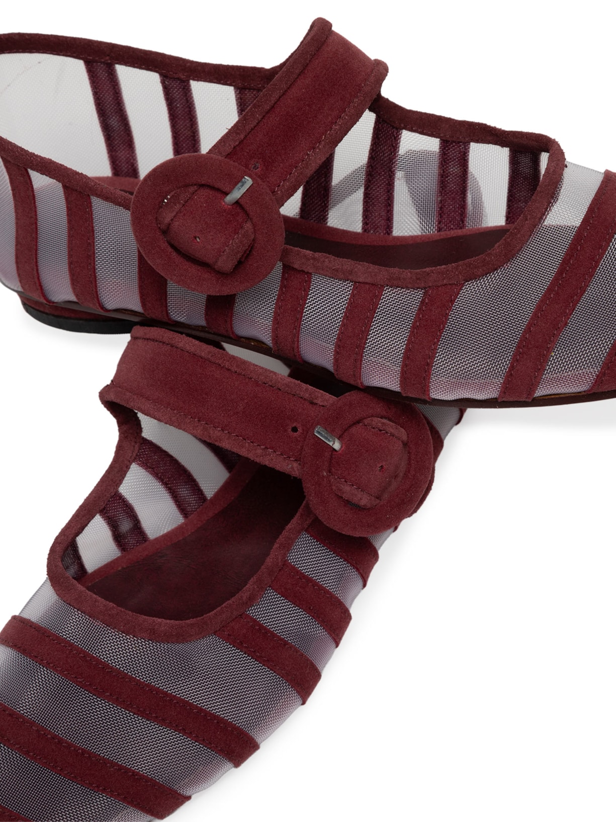 Sapatilha Feminina Ballerine Tiras Vermelho Manolita