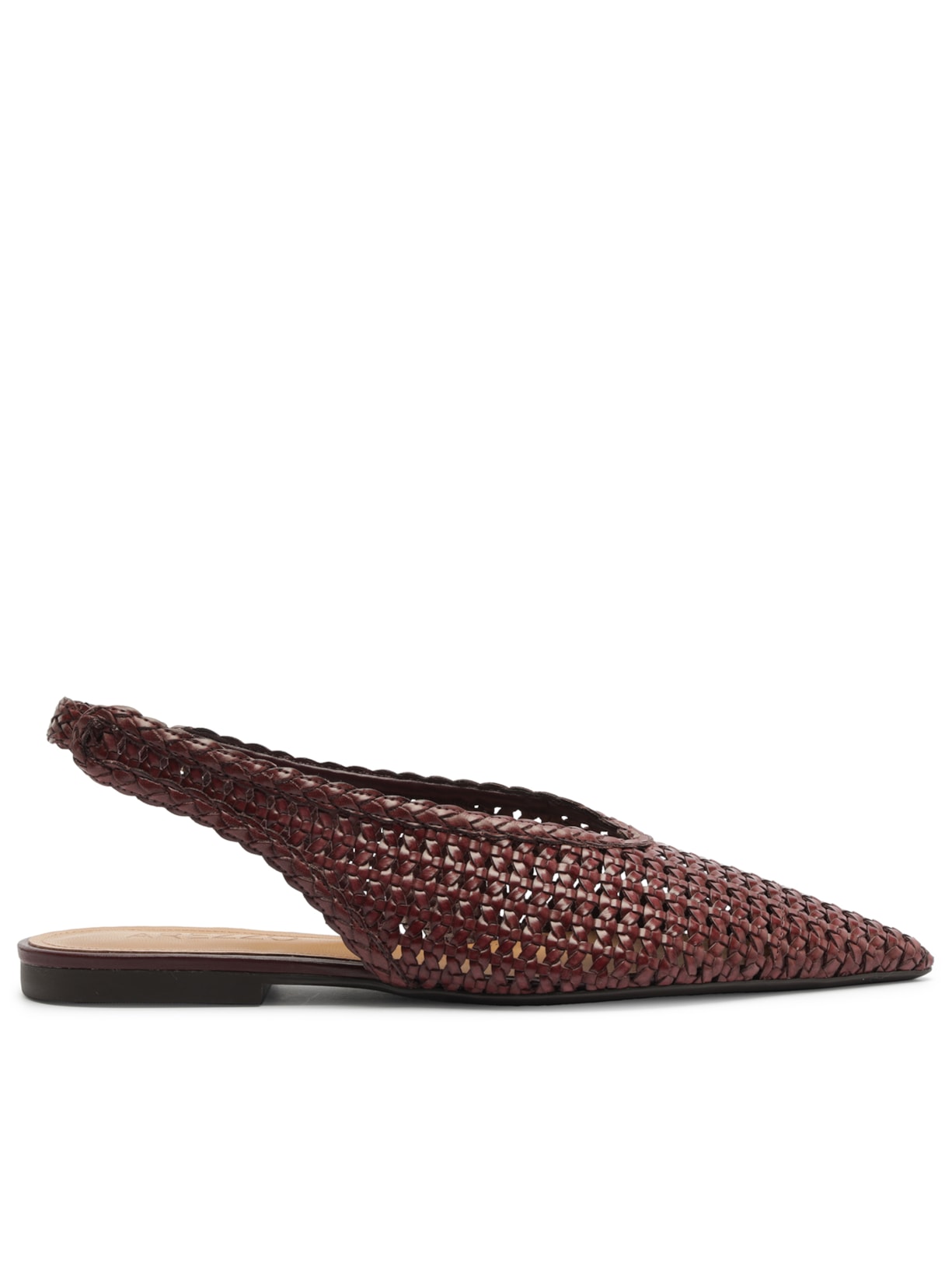 Sapatilha Feminina Bico Fino Marrom Arezzo