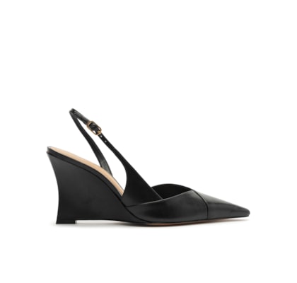 Sapatilha Feminina Bico Fino  Nappa Valencia - Preto