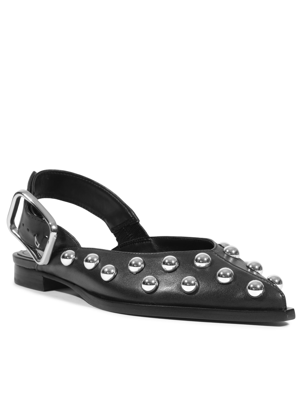 Sapatilha Feminina Bico Fino Preto Schutz