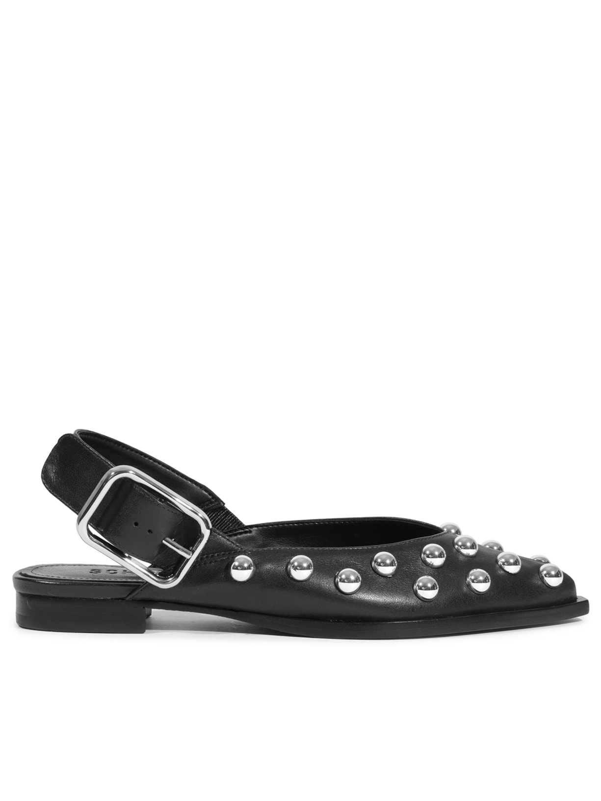 Sapatilha Feminina Bico Fino Preto Schutz
