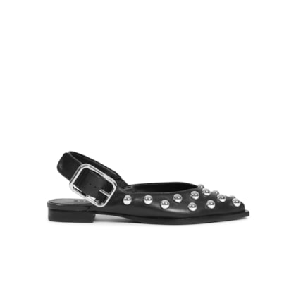 Sapatilha Feminina Bico Fino - Preto