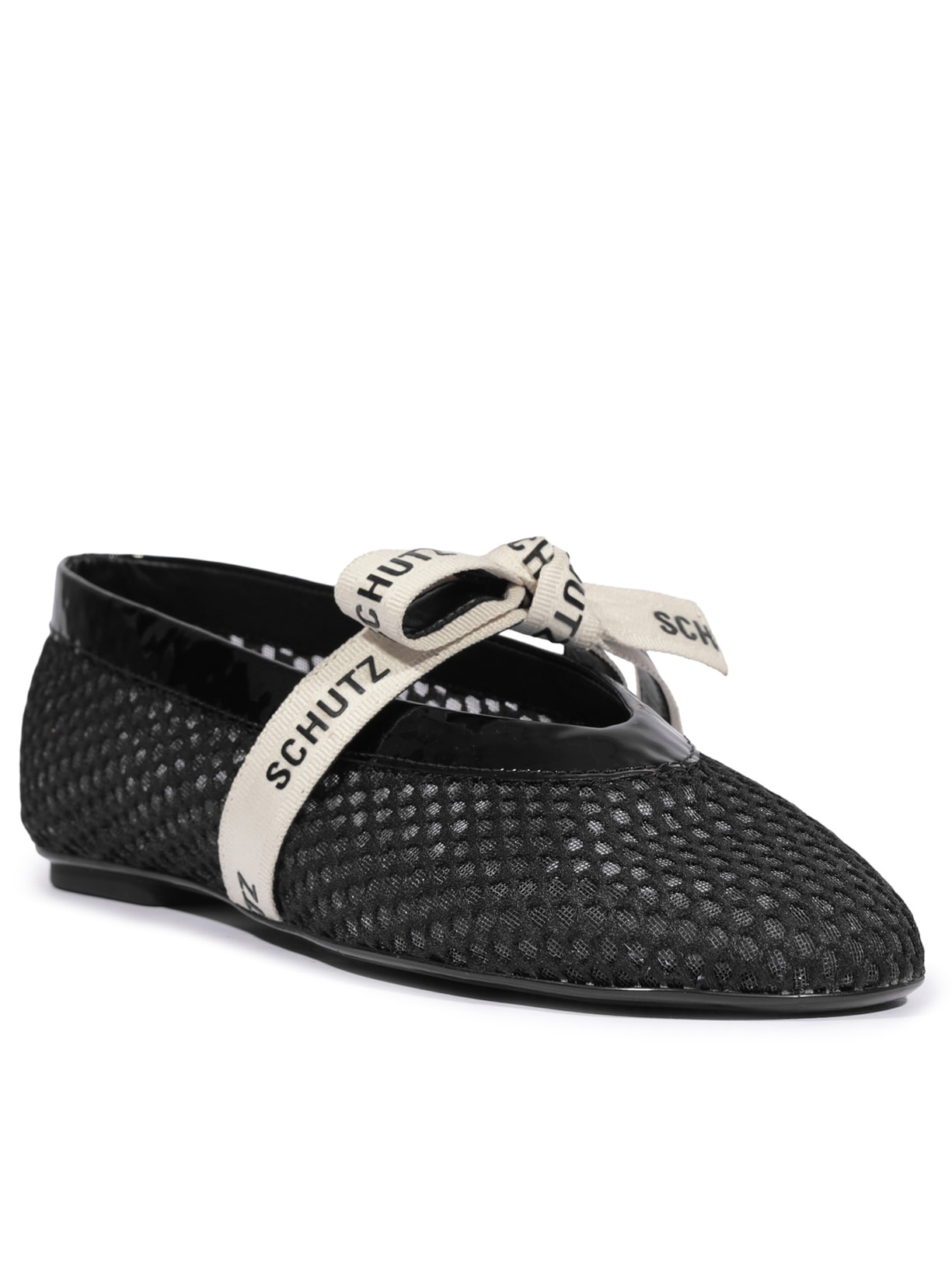 Sapatilha Feminina Bico Redondo  Preto Schutz