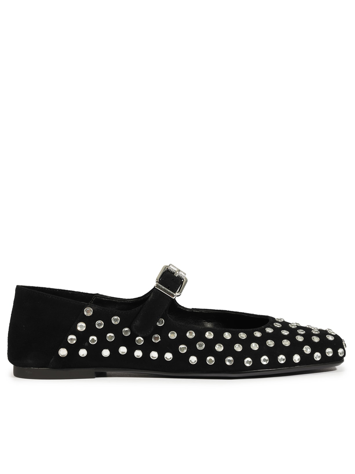 Sapatilha Feminina Camurça - Preto