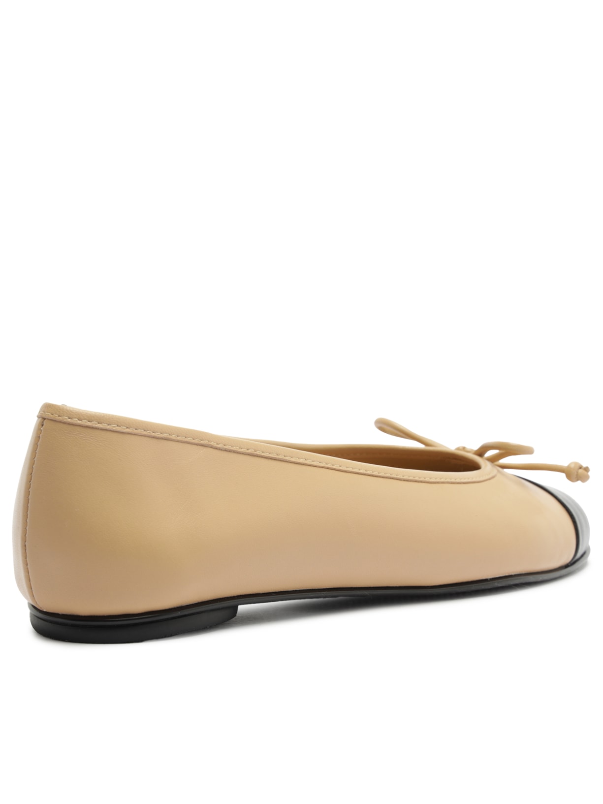 Sapatilha Feminina Couro Bico Redondo Laço Marrom Arezzo