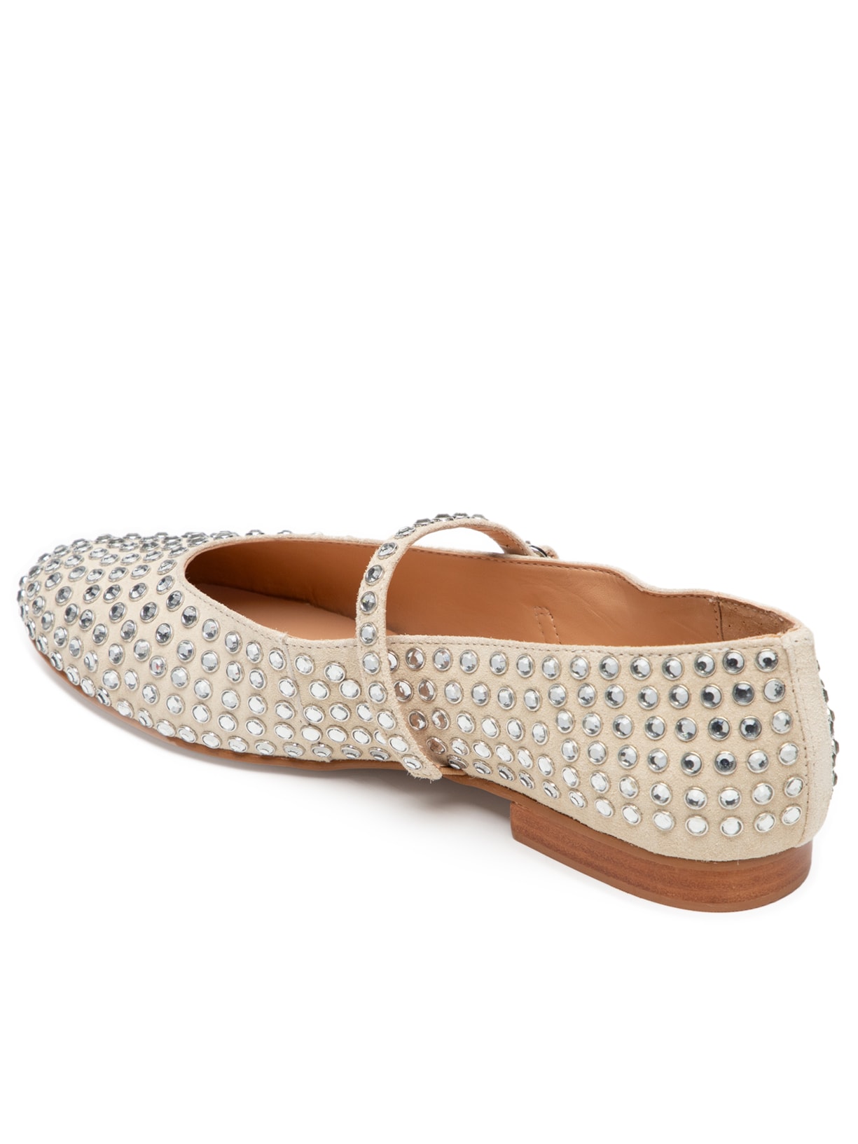 Sapatilha Feminina Cristais Off White Luiza Barcelos