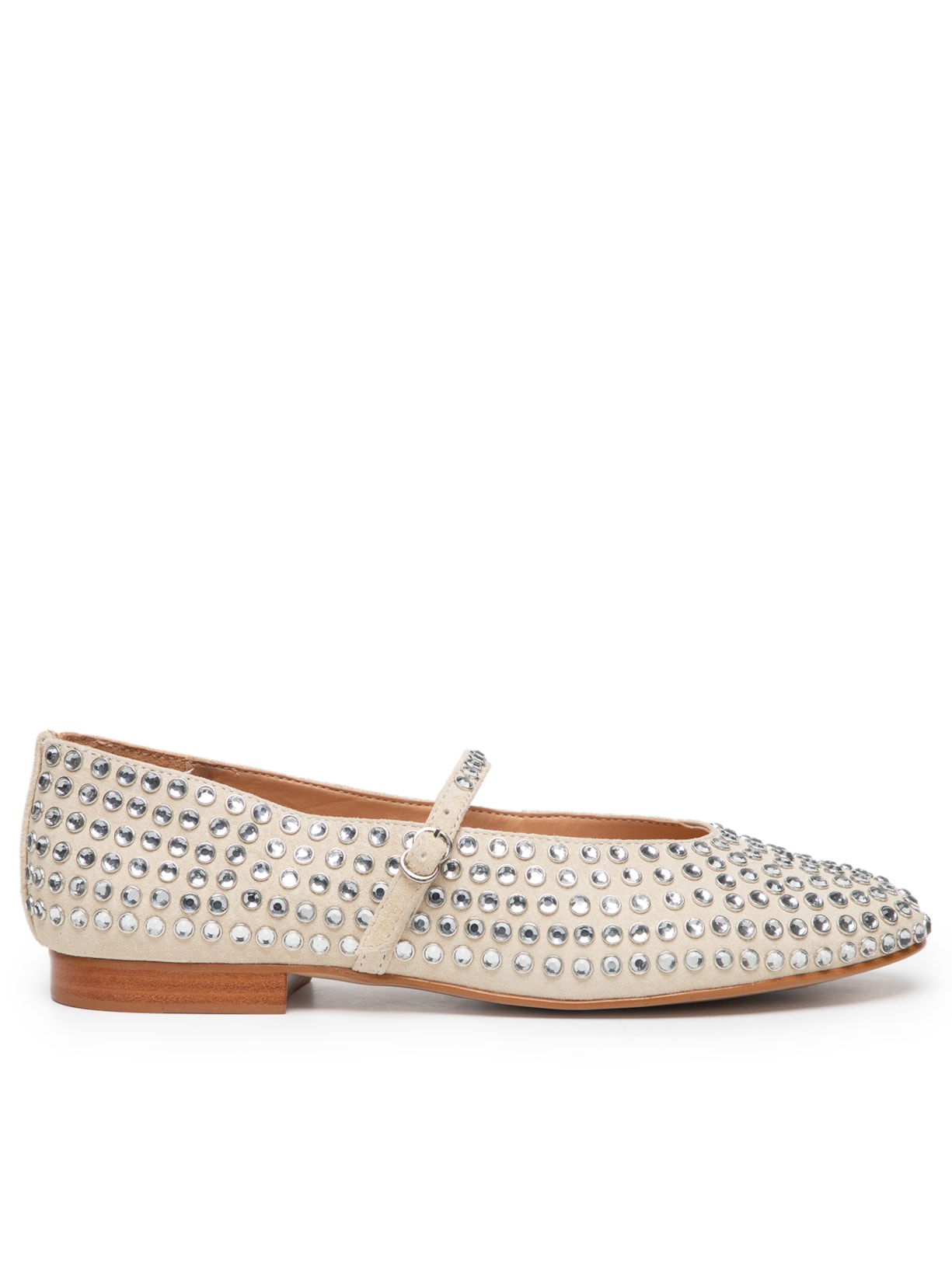 Sapatilha Feminina Cristais Off White Luiza Barcelos