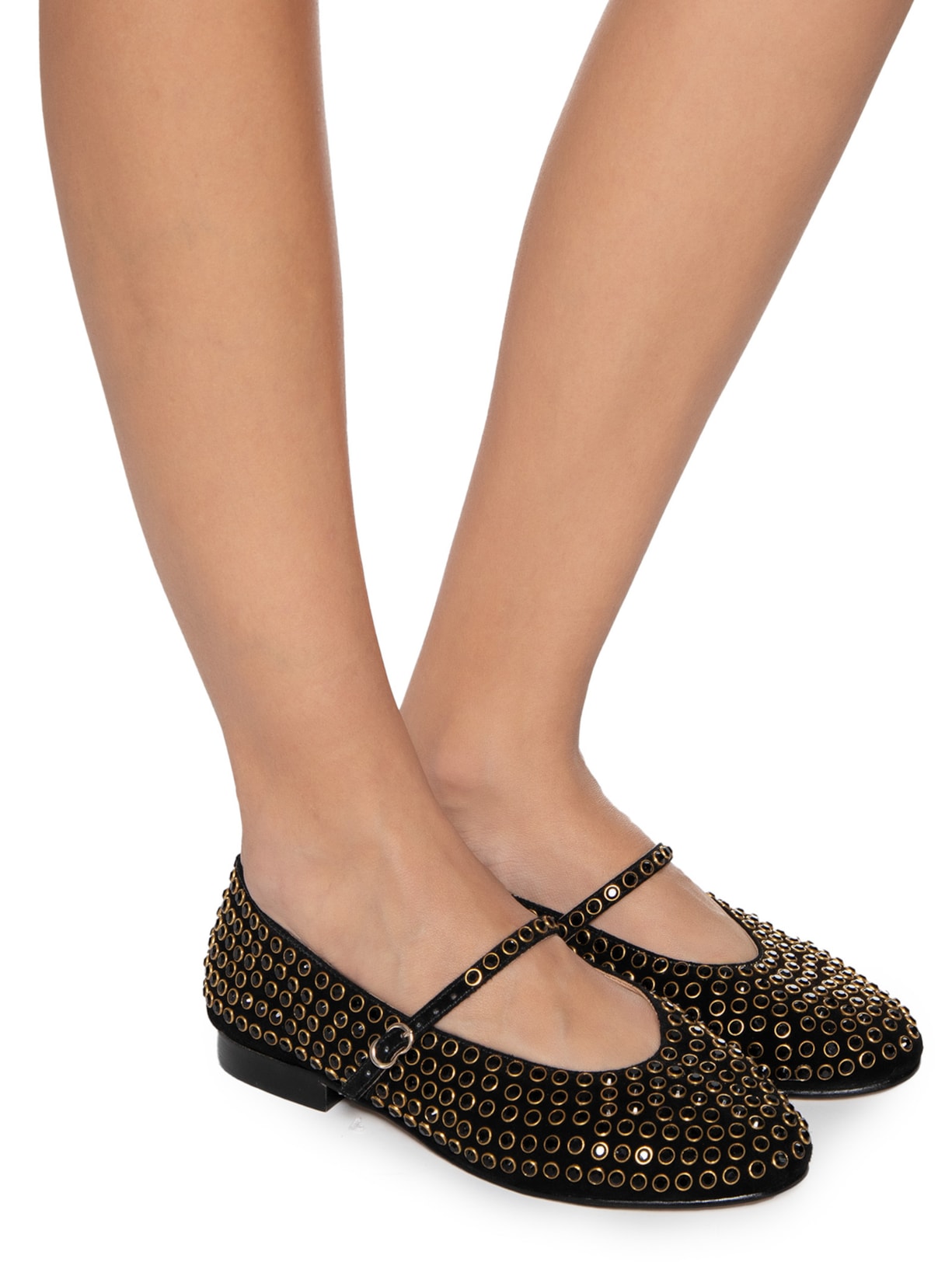 Sapatilha Feminina Cristais Preto  Luiza Barcelos