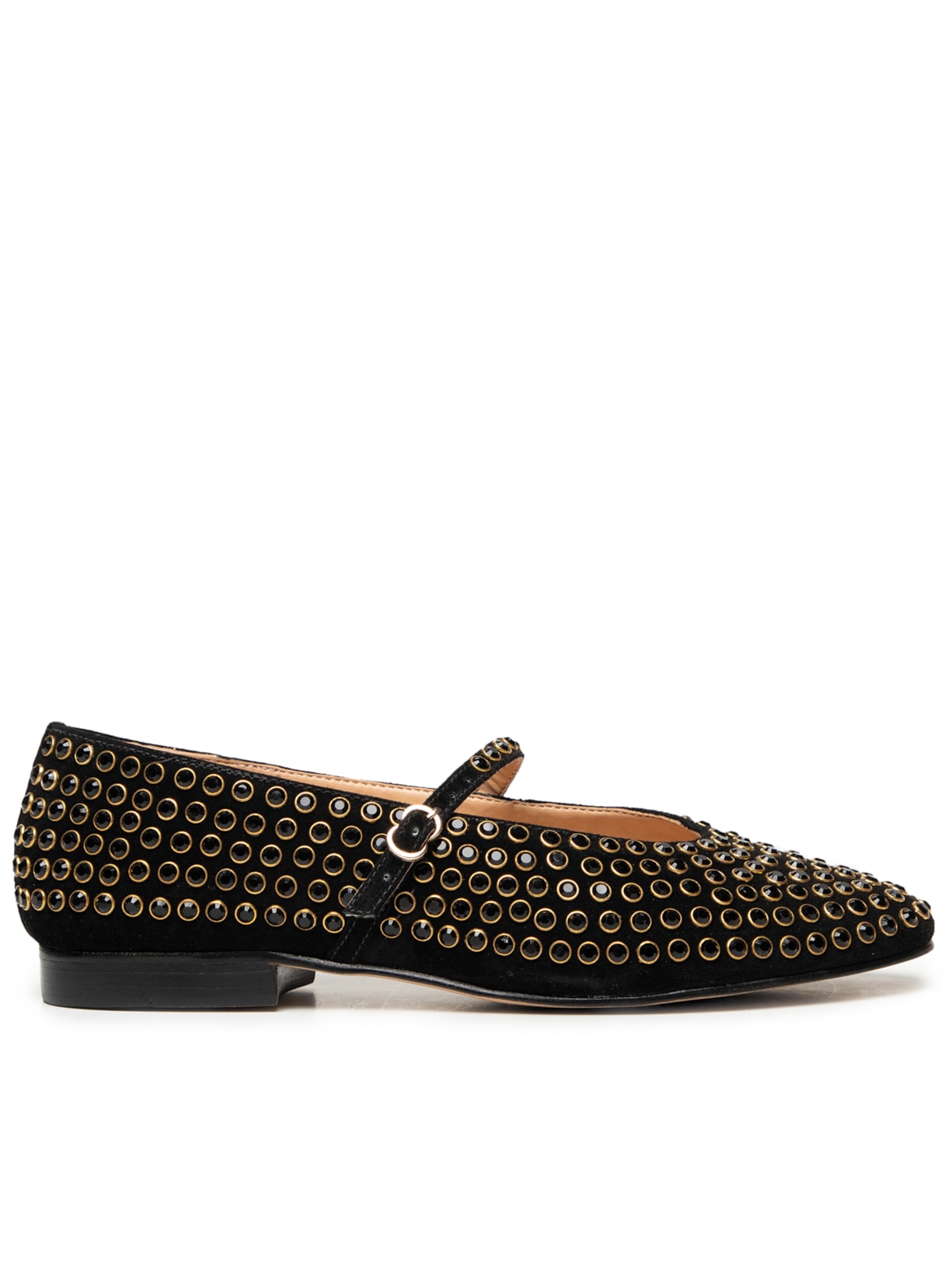 Sapatilha Feminina Cristais Preto  Luiza Barcelos