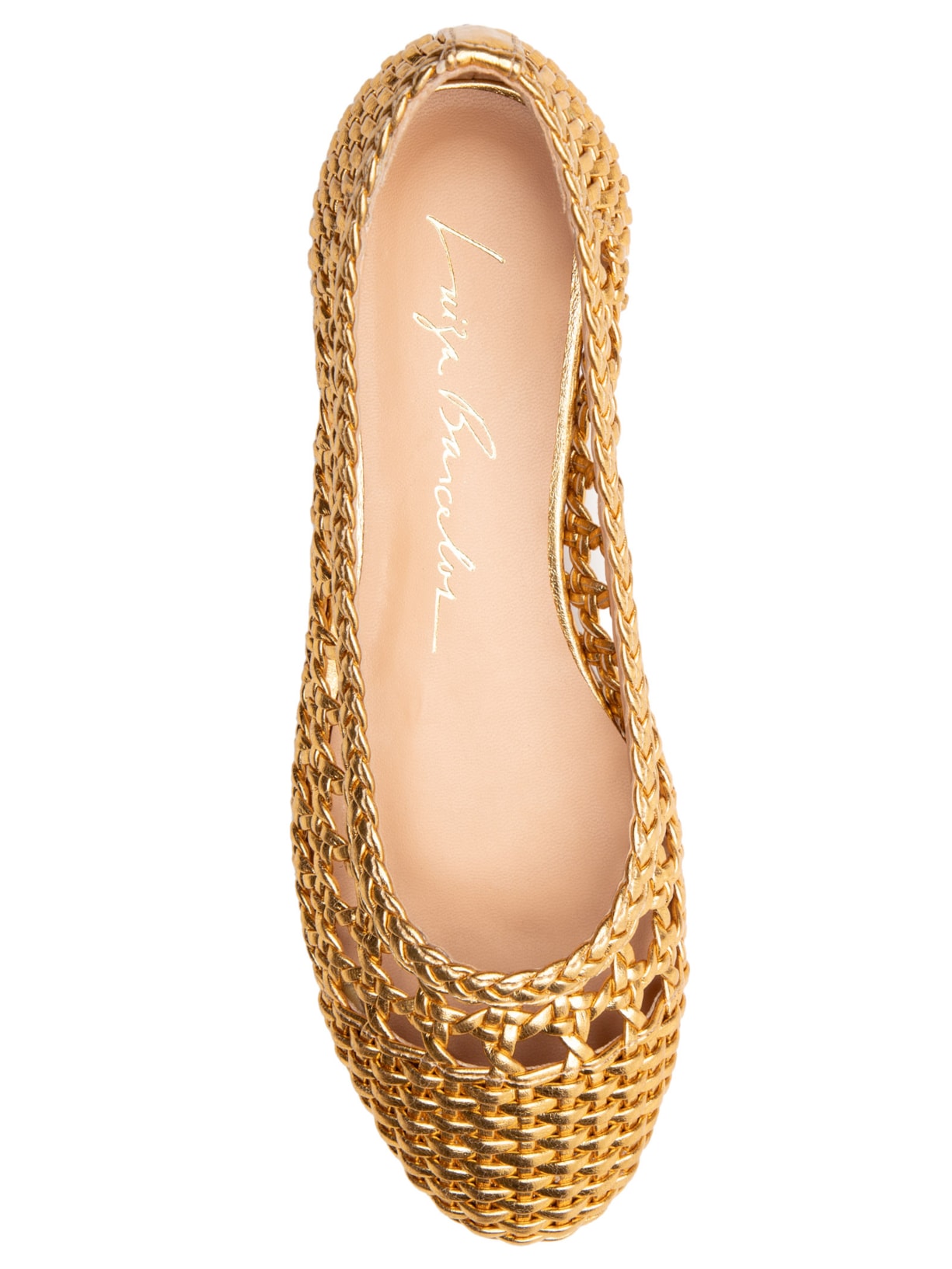 Sapatilha Feminina Metalcolor Dourado Luiza Barcelos