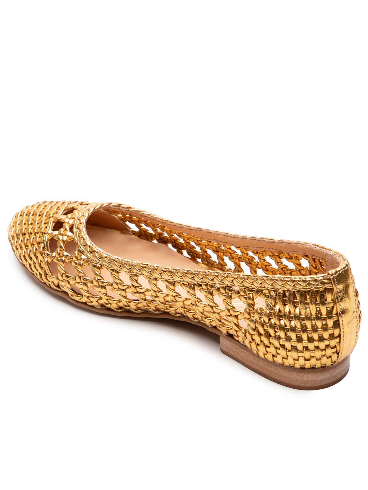 Sapatilha Feminina Metalcolor Dourado Luiza Barcelos