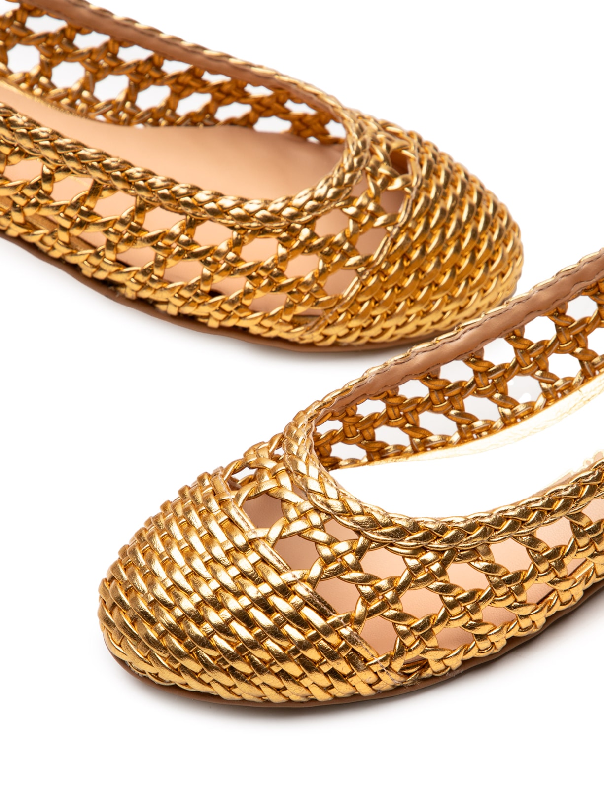 Sapatilha Feminina Metalcolor Dourado Luiza Barcelos