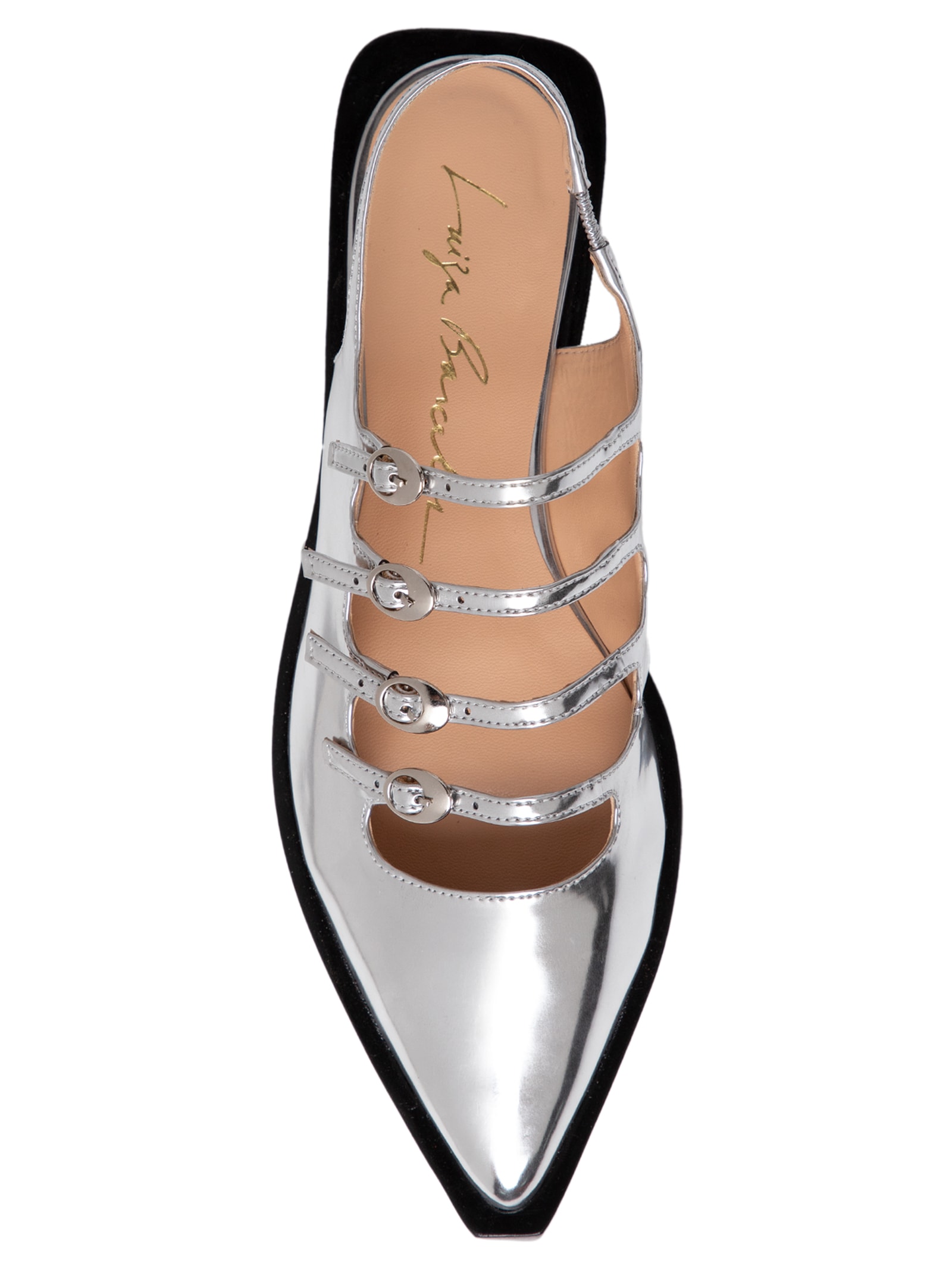 Sapatilha Feminina Slingback Specchio - Prata - Luiza Barcelos Sapatilha Feminina Slingback Specchio - Prata - Luiza Barcelos