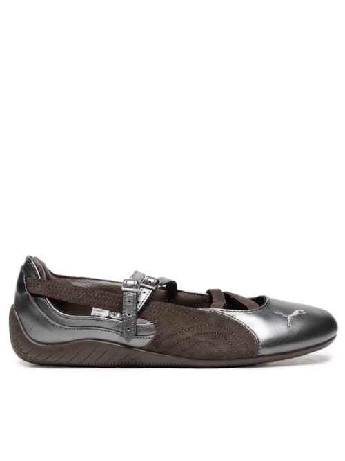 Sapatilha Feminina Speedcat Ballet Lux Metalizada – Marrom