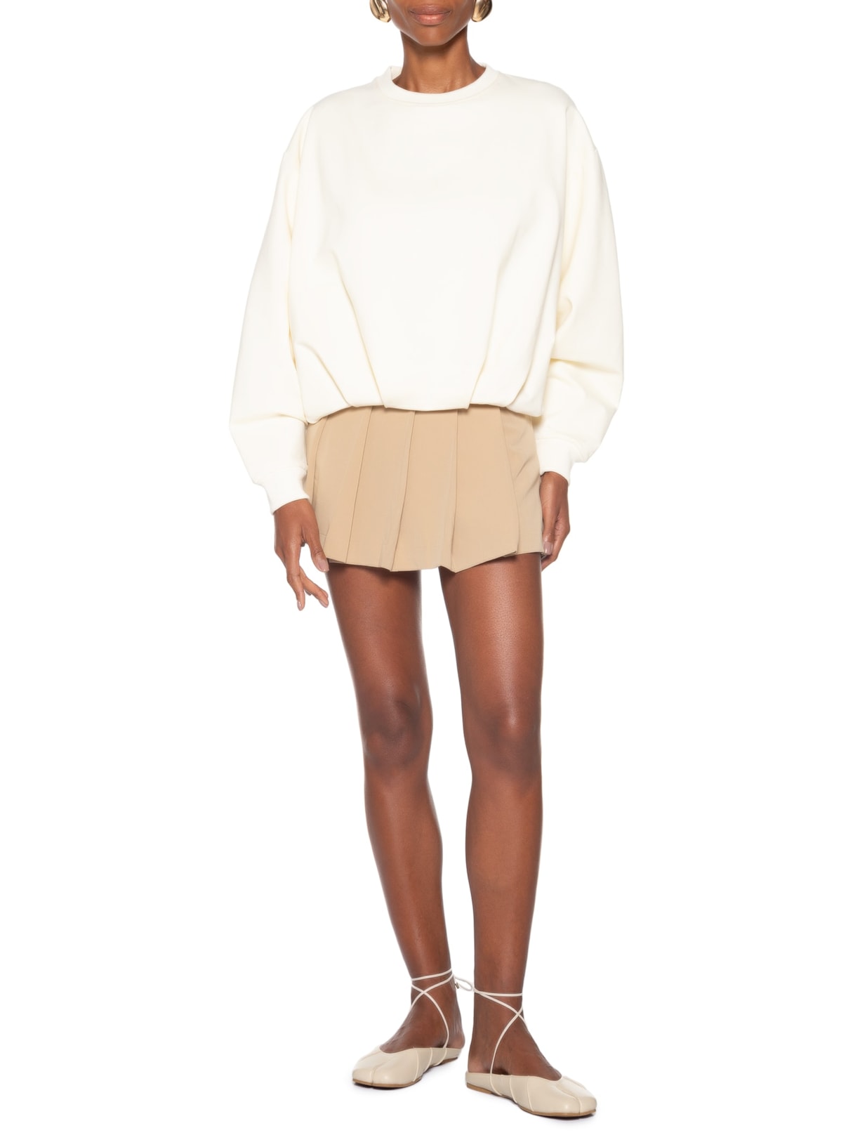 Sapatilha Feminina Tabi Em Couro Off White Market 33