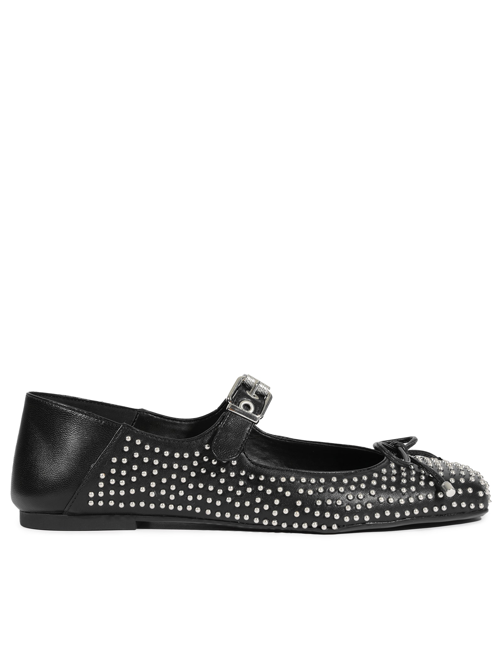 Schutz - Sapatilha Feminina Tachas Metálicas - Preto