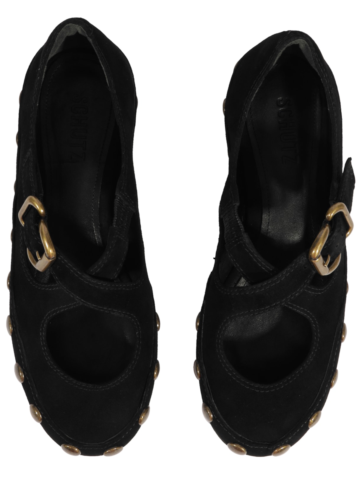 Sapatilha Feminina Tachas Preto Schutz
