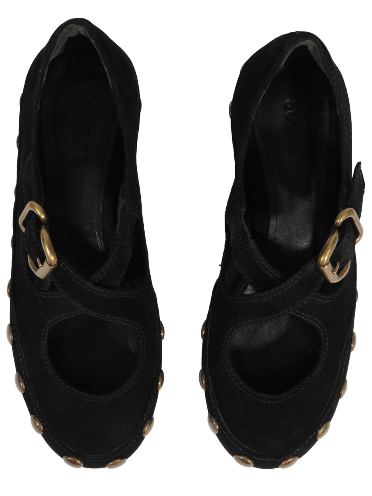 Sapatilha Feminina Tachas Preto Schutz