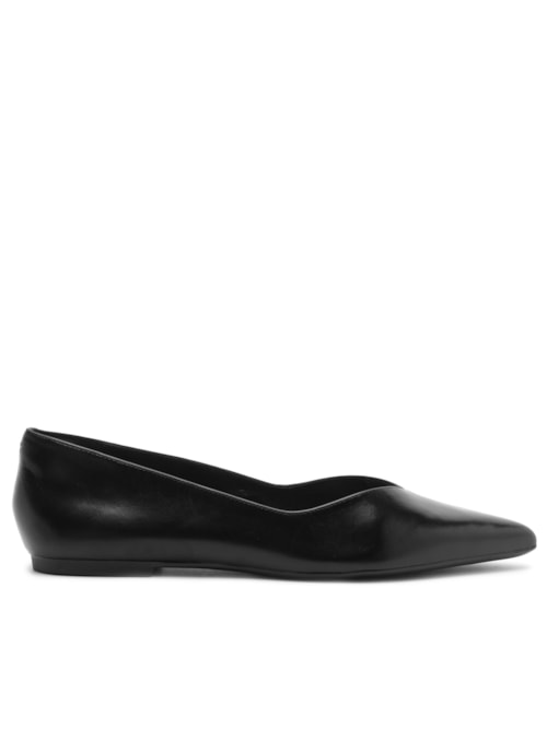 Sapatilha Feminina Tourino Leather - Preto