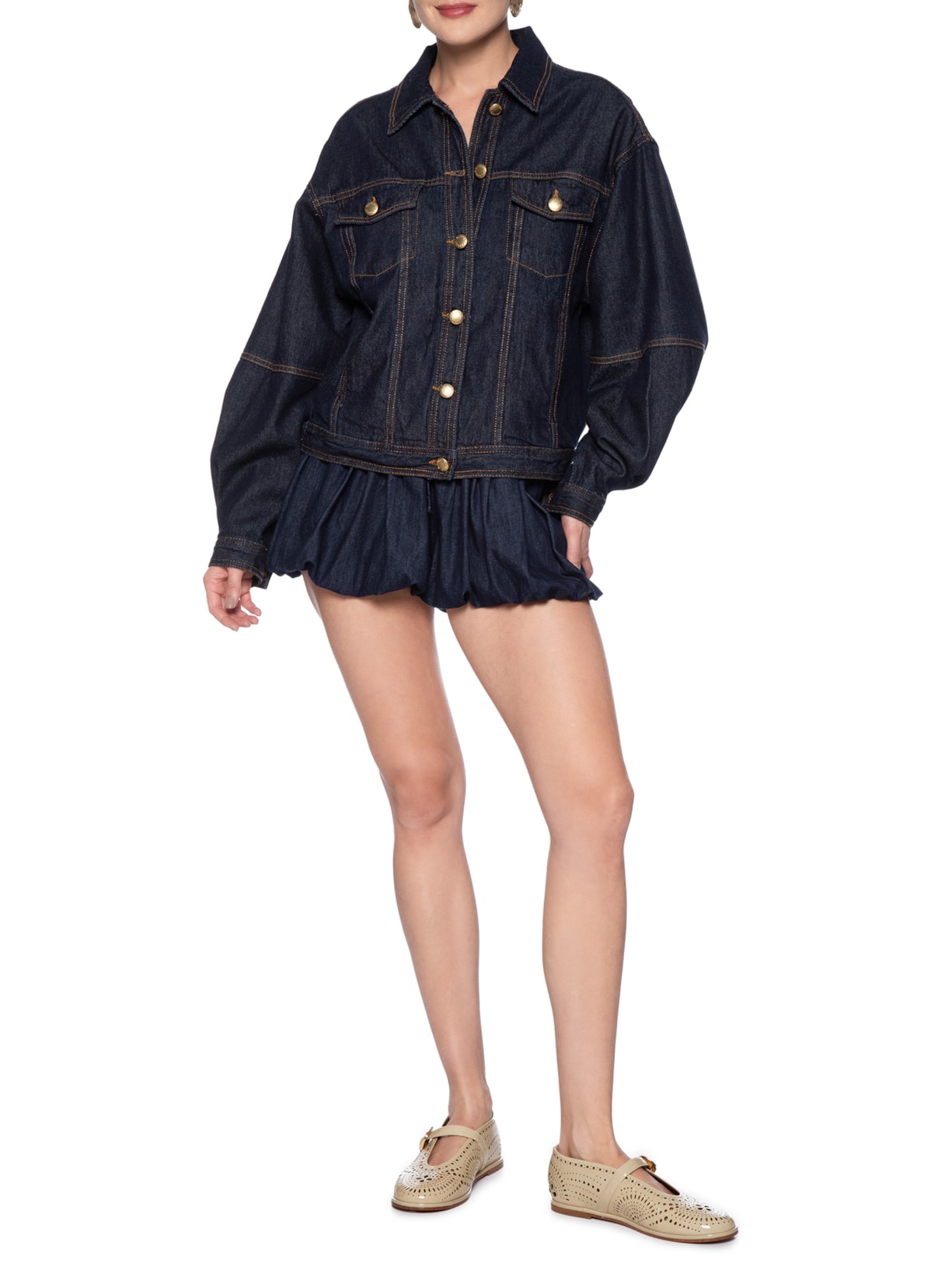 Sapatilha Feminina Verniz Artemis Bege Vicenza