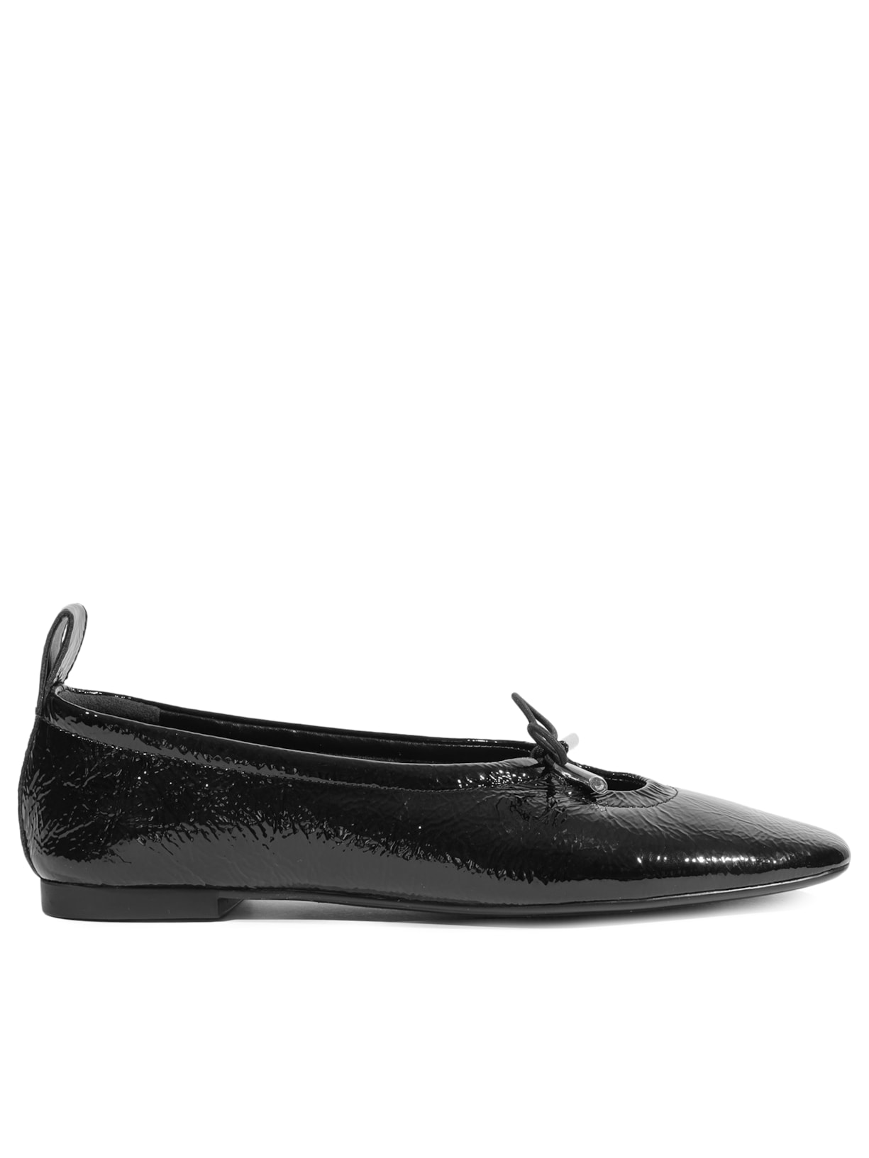 Sapatilha Feminina Yvette Bico Quadrado Preto Schutz