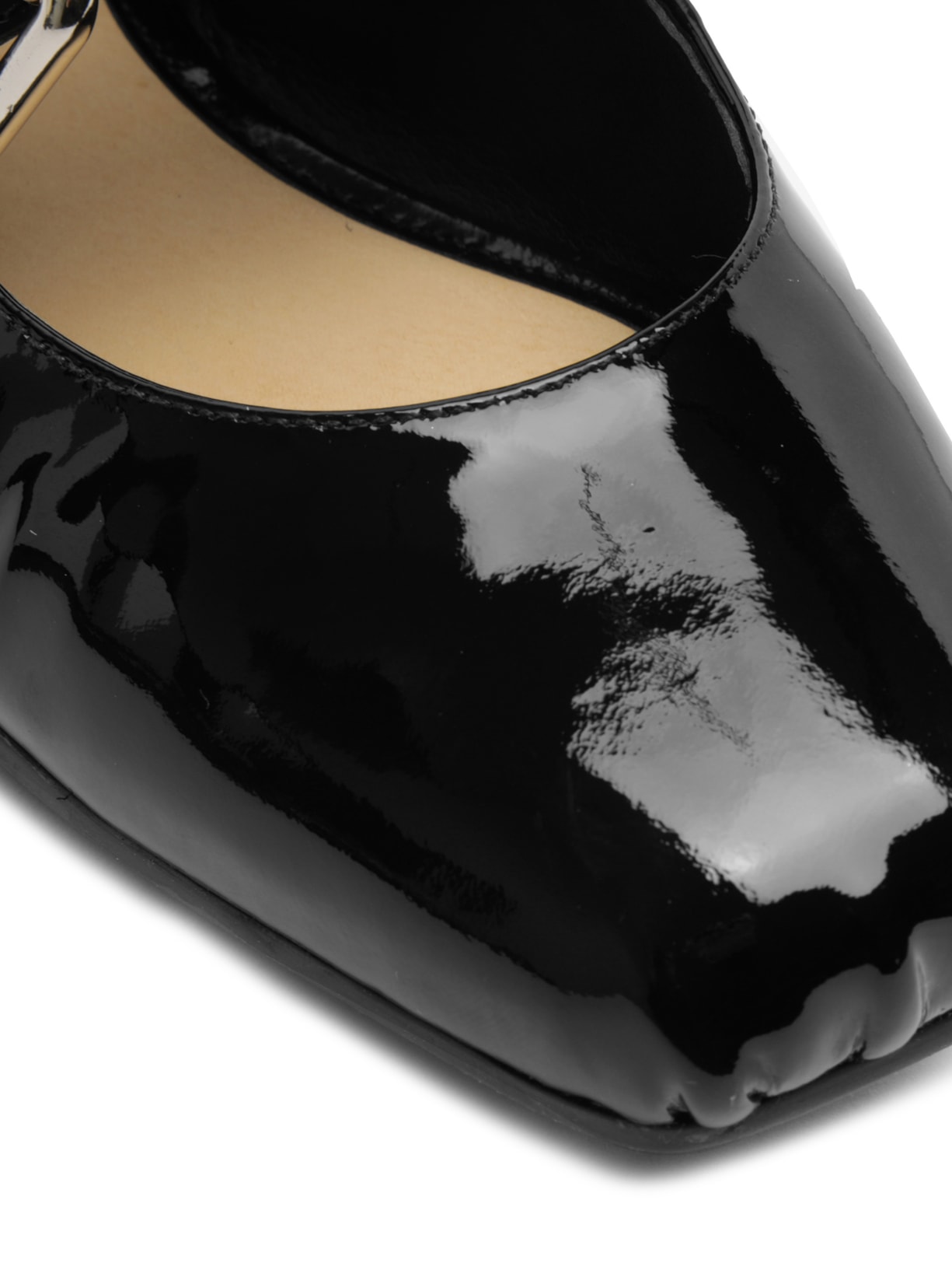 Sapatilha Raika Verniz Amarração Preto Schutz