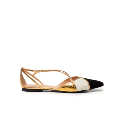 Sapatilha Salermo Grease - Dourado