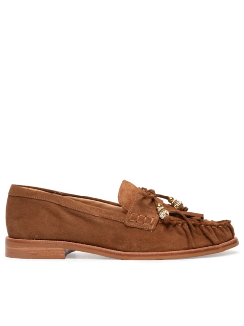 Sapato Camurça Feminino - Marrom