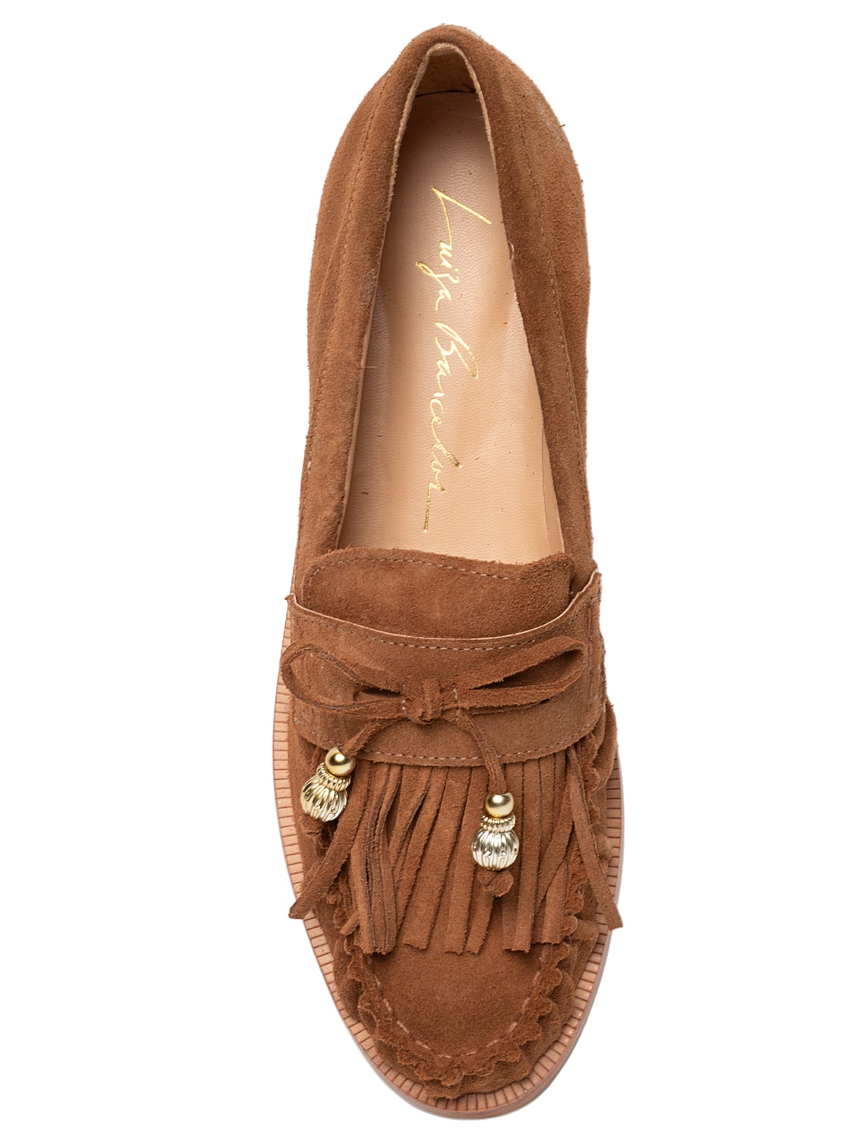 Sapato Camurça Feminino Marrom Luiza Barcelos