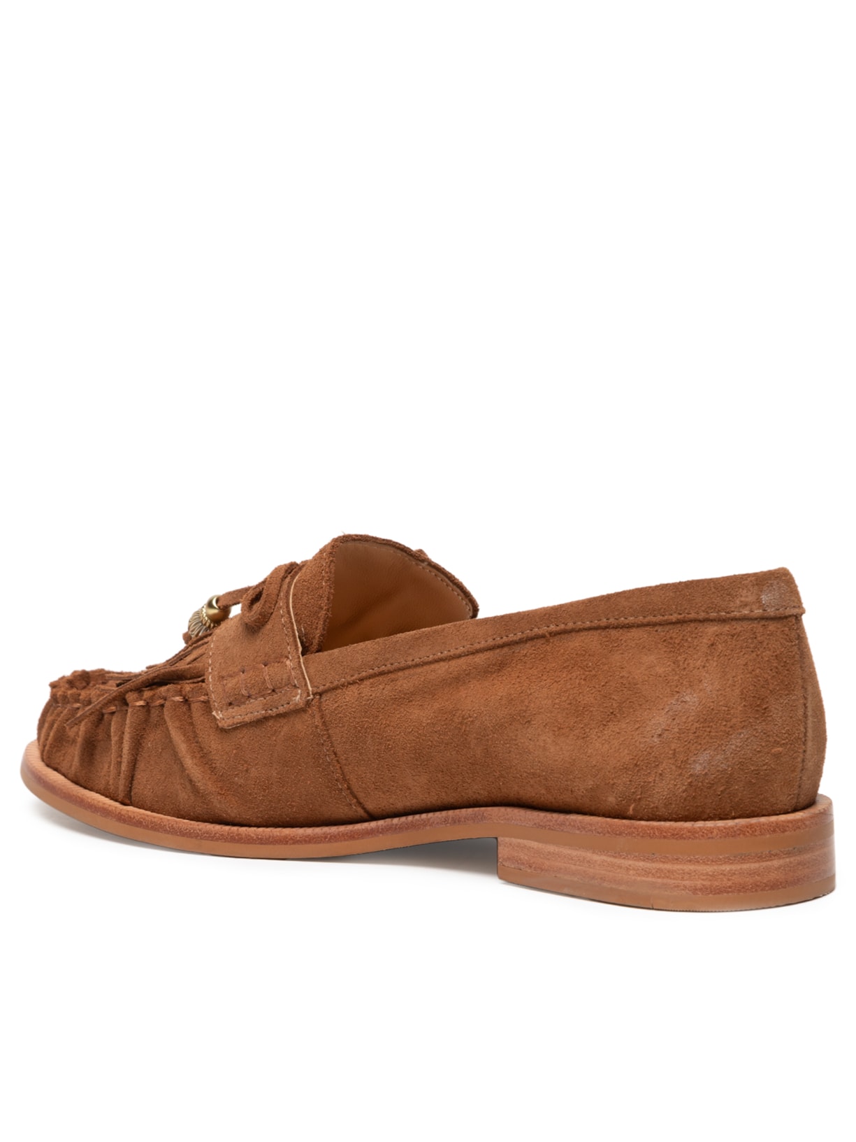 Sapato Camurça Feminino Marrom Luiza Barcelos