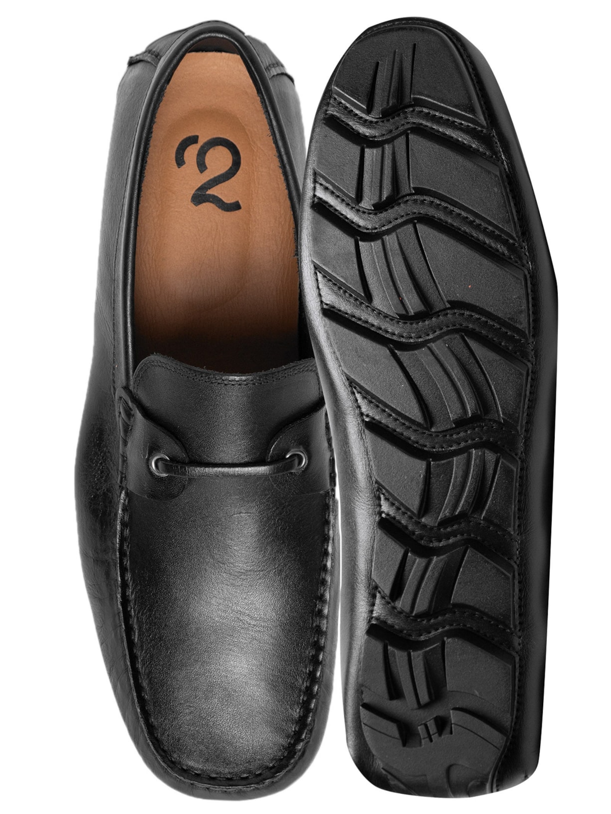 Sapato Couro Masculino Com Gravata Preto '2 Essential