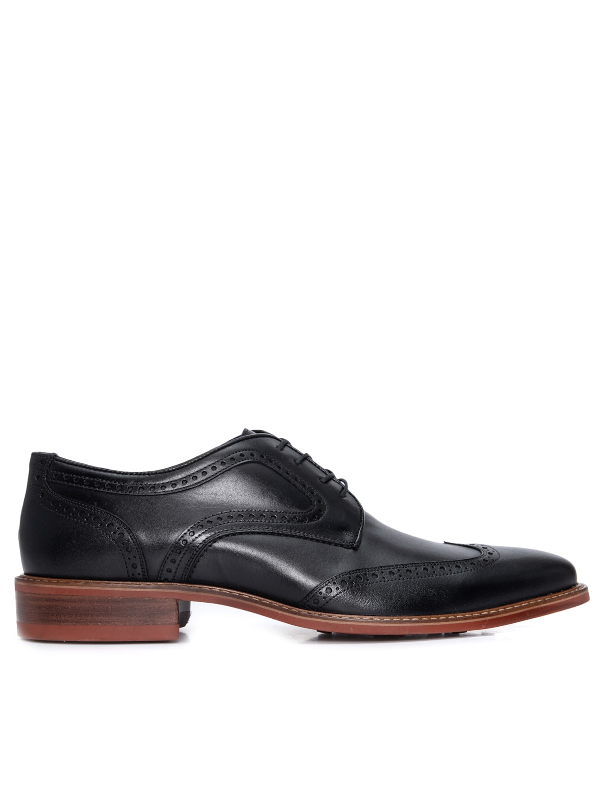 Sapato Derby Masculino Couro - Preto