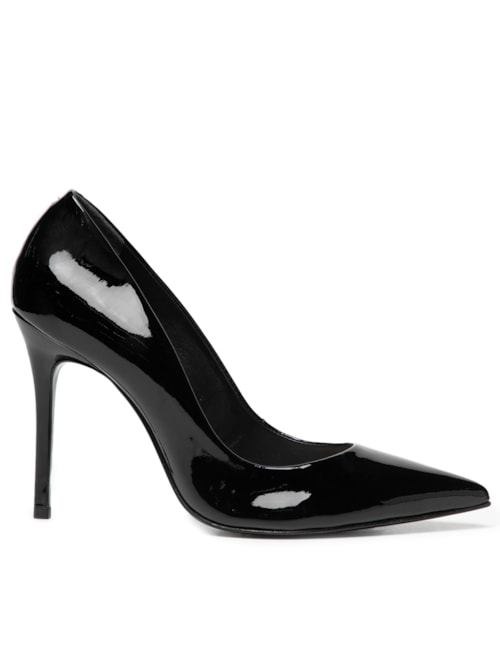 Sapato Feminino Calc-Fsa Verniz - Preto