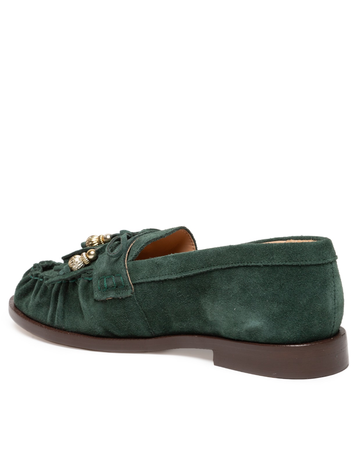 Sapato Feminino Camurção Verde Luiza Barcelos