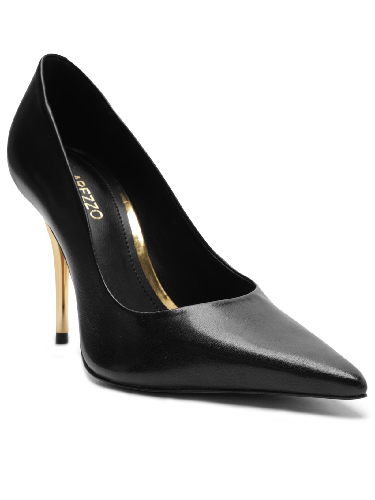 Sapato Feminino Capra Preto  Arezzo