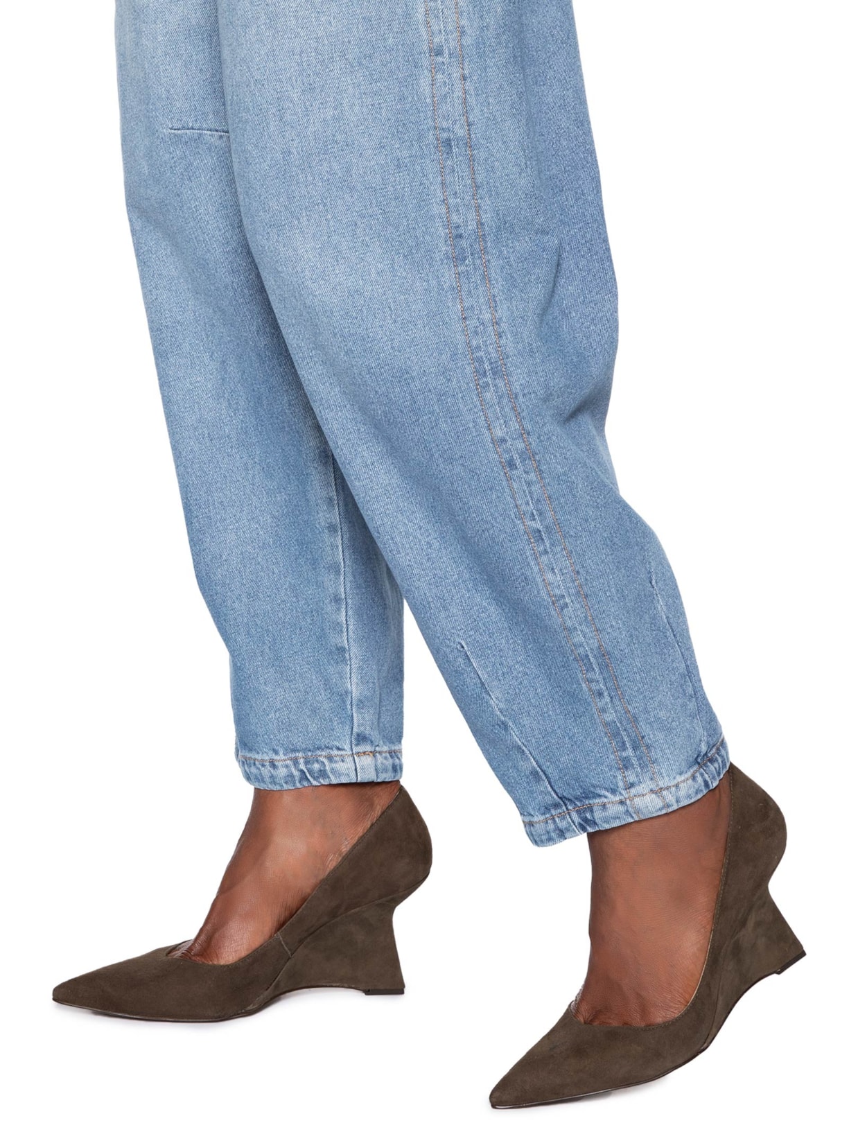 Sapato Feminino Caprino Marrom Luiza Barcelos