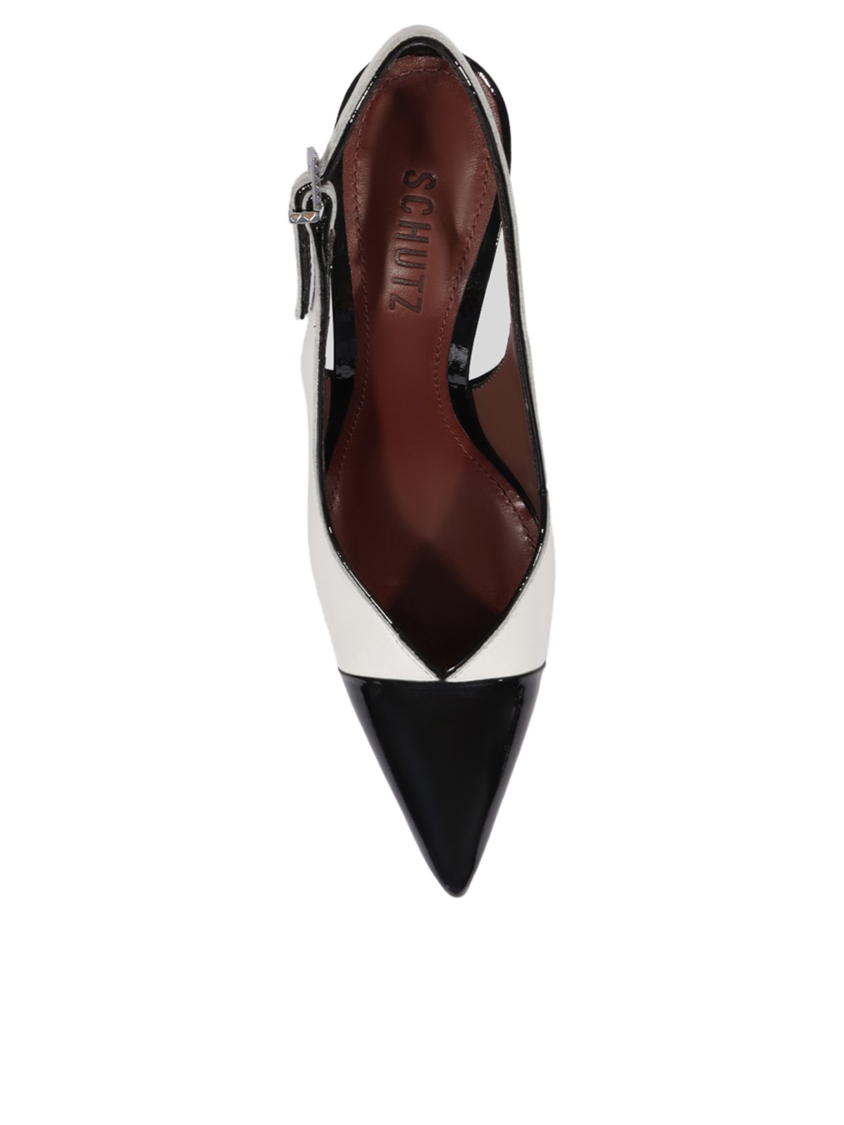 Sapato Feminino Com Salto Branco Schutz