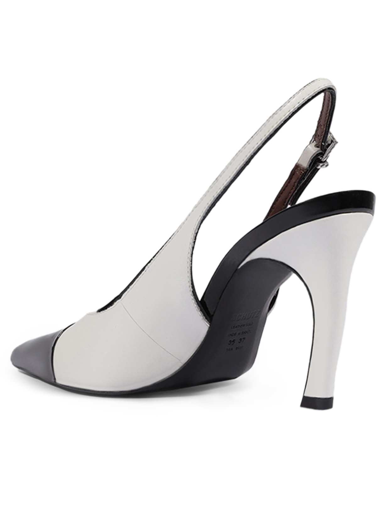 Sapato Feminino Com Salto Branco Schutz