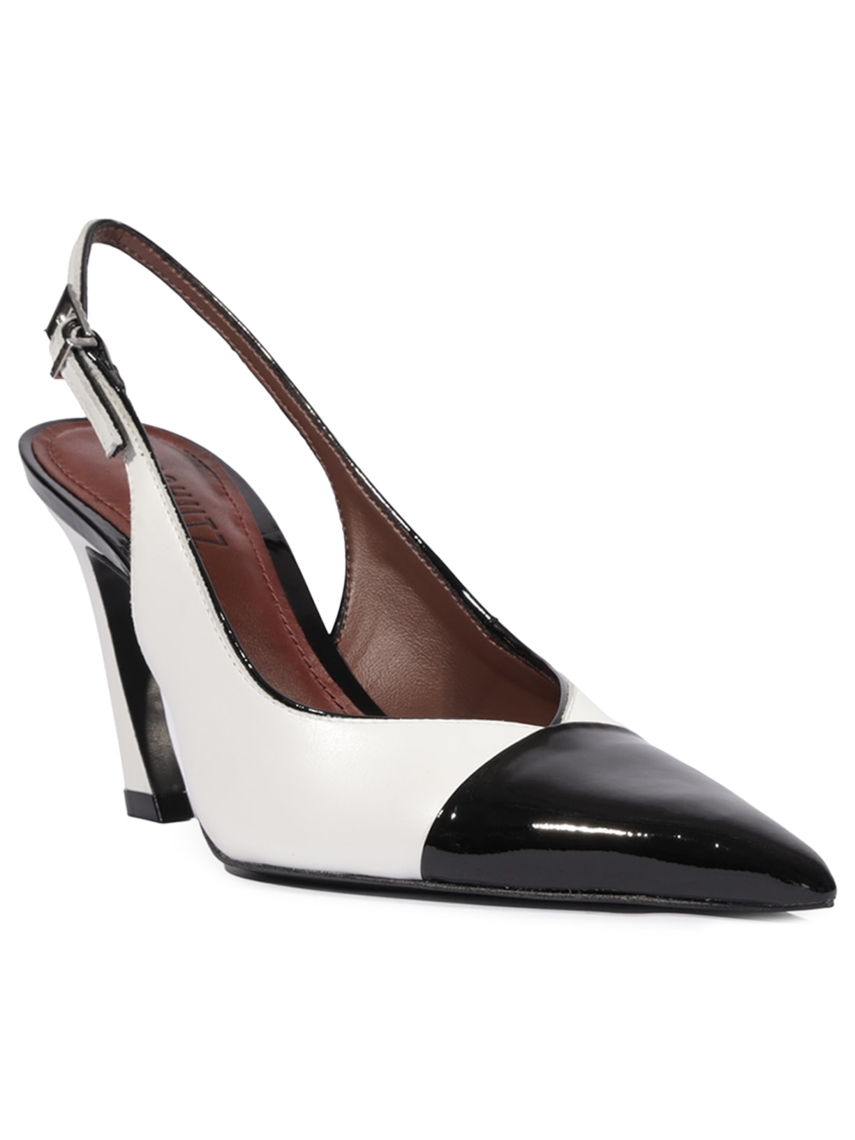 Sapato Feminino Com Salto Branco Schutz