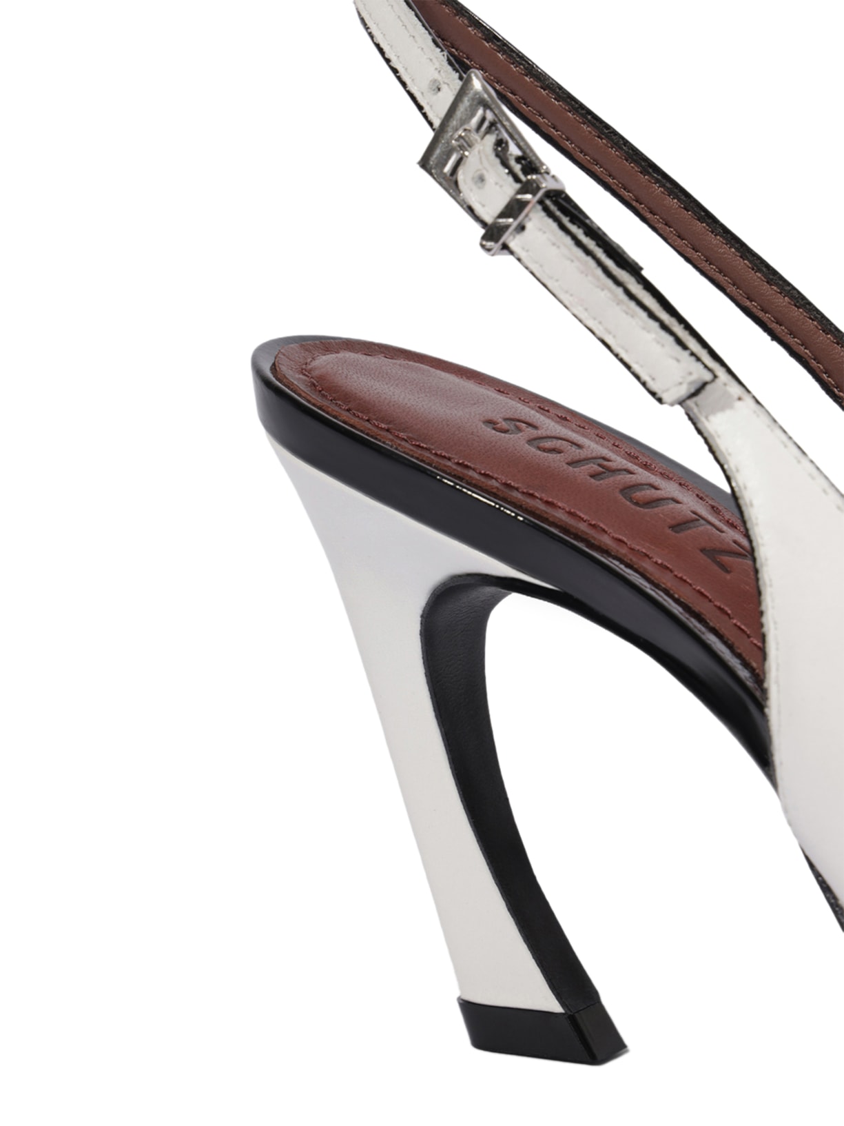 Sapato Feminino Com Salto Branco Schutz