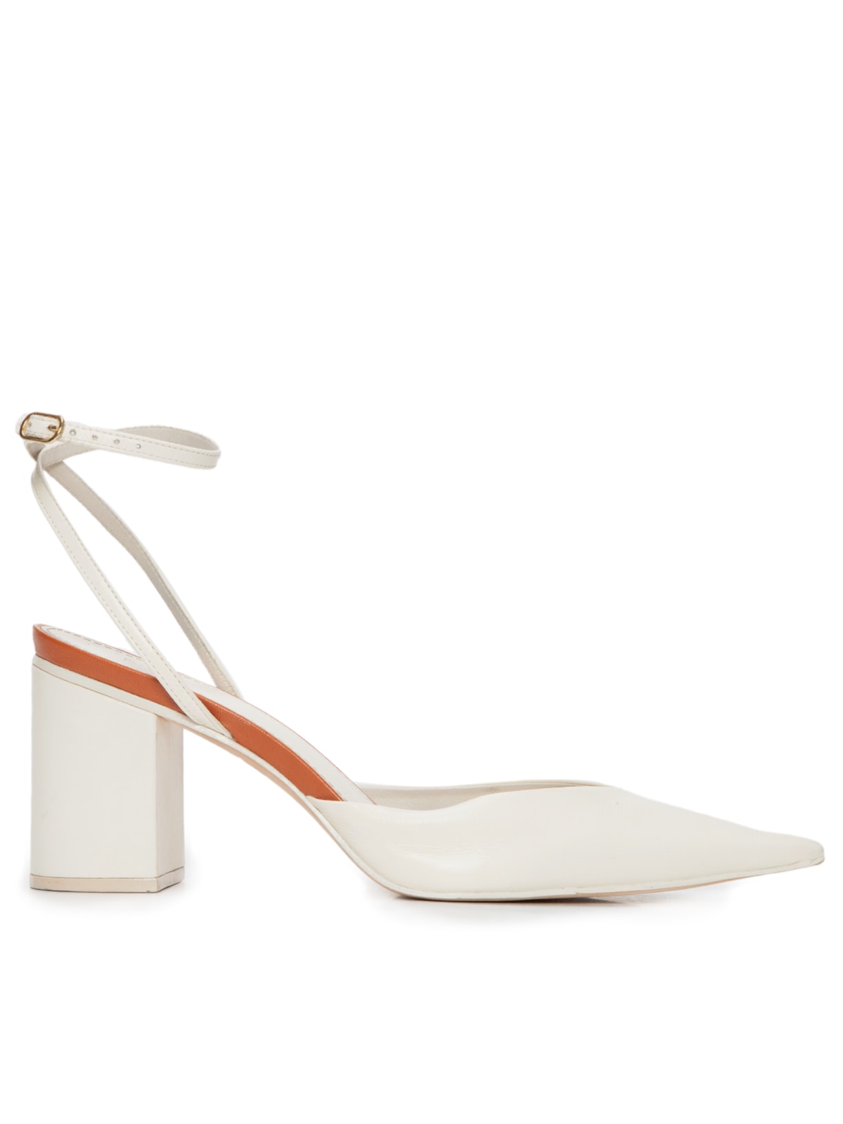 Sapato Feminino Couro Clara - Off White