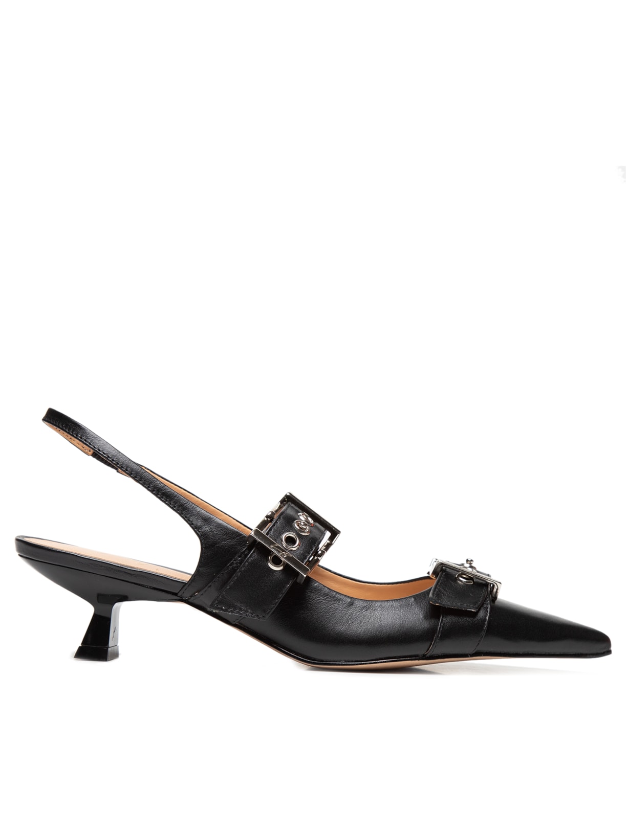 Sapato Feminino Grease Metais - Preto