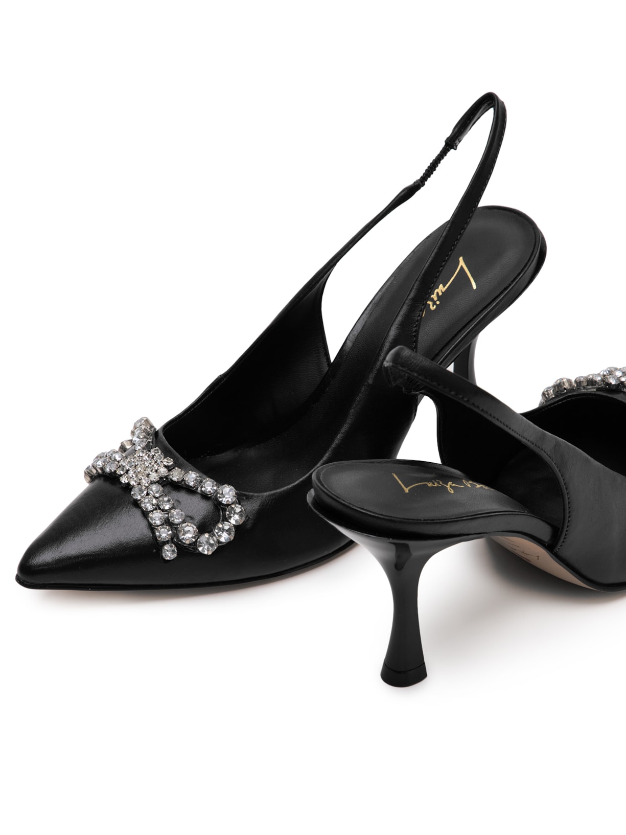 Sapato Feminino Grease Salermo Preto Luiza Barcelos